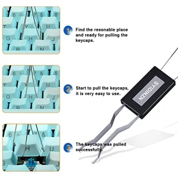 Durable Stainless Steel Keycap Puller for Easy Keyboard Maintenance