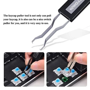 Durable Stainless Steel Keycap Puller for Easy Keyboard Maintenance