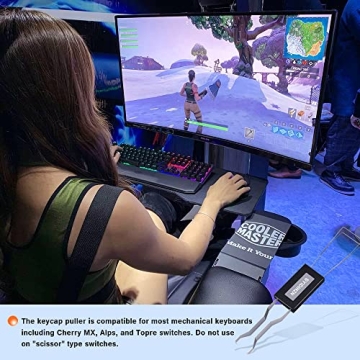 Durable Stainless Steel Keycap Puller for Easy Keyboard Maintenance