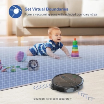 Coredy R750 Robot Vacuum with Alexa & Mopping System