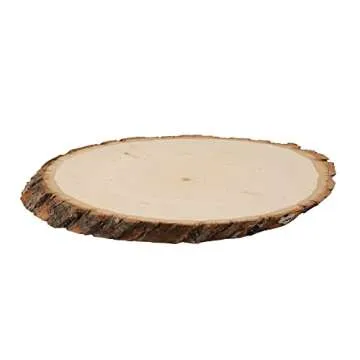 Walnut Hollow 27669 Basswood Country Round, Small for Woodburning, Home Décor and Rustic Weddings