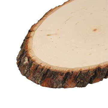 Walnut Hollow 27669 Basswood Country Round, Small for Woodburning, Home Décor and Rustic Weddings