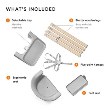 Stokke Clikk High Chair - Ergonomic, Lightweight & Durable