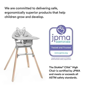 Stokke Clikk High Chair - Ergonomic, Lightweight & Durable