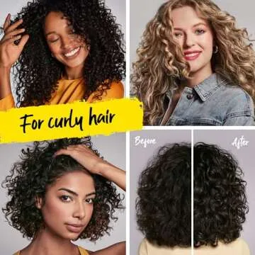 Marc Anthony Curly Hair Conditioner, Strictly Curls - 3x Moisture For Curl Defining & Enhancing - Shea Butter, Marula Oil, Aloe Vera & Coconut Cream - Sulfate Free & Color Safe For Dry Damaged Hair