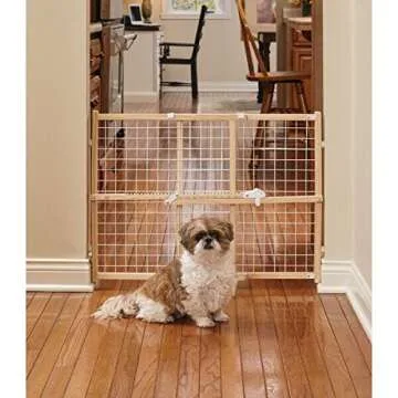 MidWest Homes for Pets Wire Mesh Pet Safety Gate – Durable & Stylish