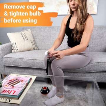 M PAIN MANAGEMENT TECHNOLOGIES Red Light Therapy Infrared Heating Wand by Theralamp – Handheld Hea...