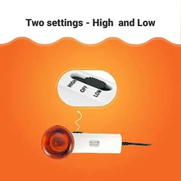 M PAIN MANAGEMENT TECHNOLOGIES Red Light Therapy Infrared Heating Wand by Theralamp – Handheld Heat Lamp Includes Replacement Bulb – Provides Muscle Pain Relief and Increased Blood Circulation