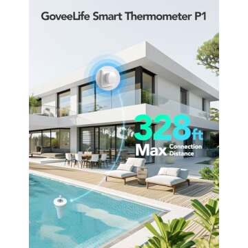 GoveeLife Smart Pool Thermometer with App and Gateway