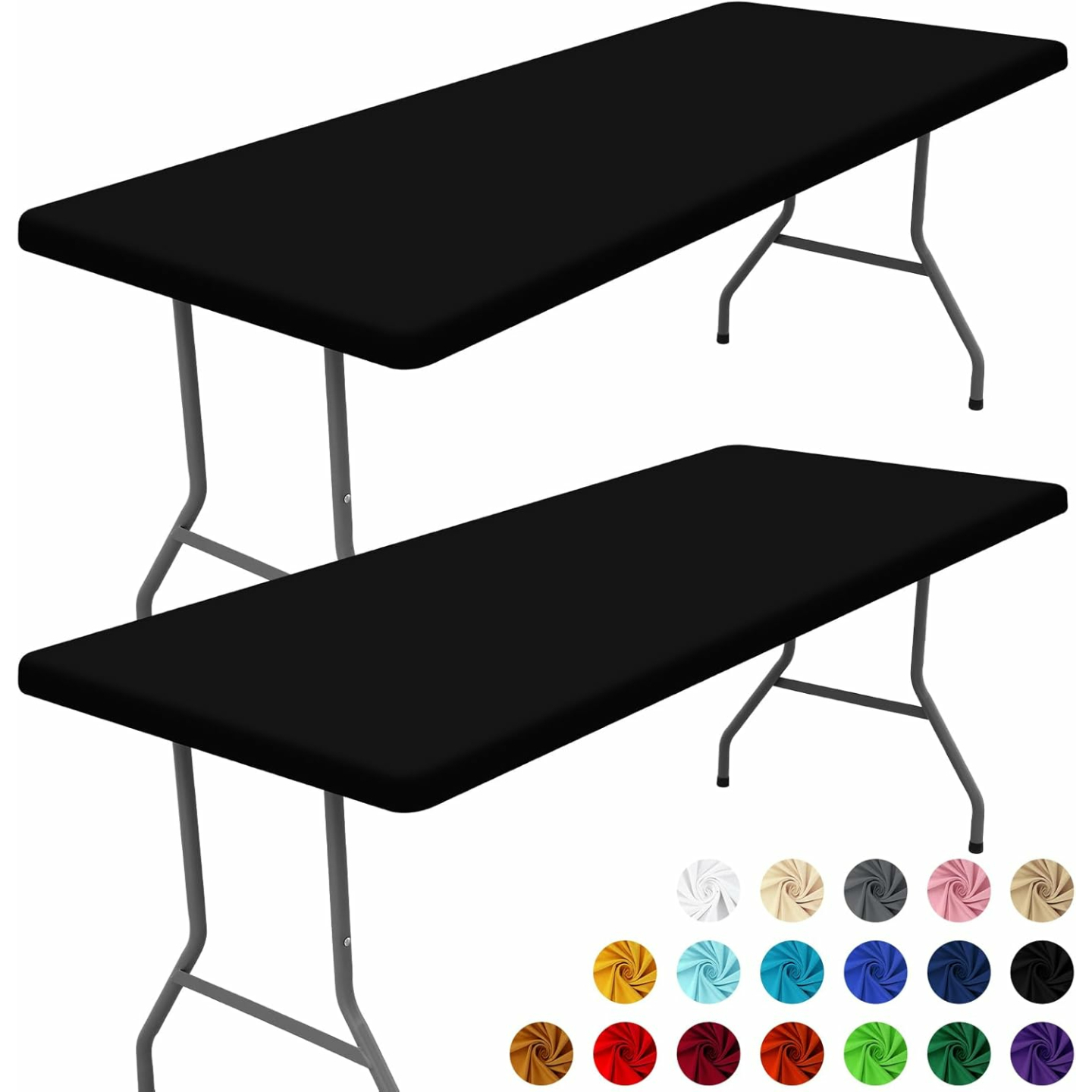 Elastic Fitted Spandex Tablecloths for Outdoor Events