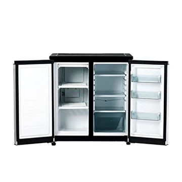 Avanti RMS551SS Compact Side-by-Side Refrigerator Freezer