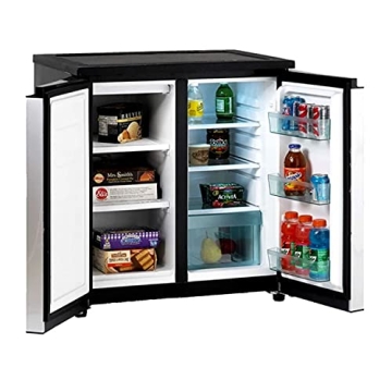 Avanti RMS551SS Compact Side-by-Side Refrigerator Freezer