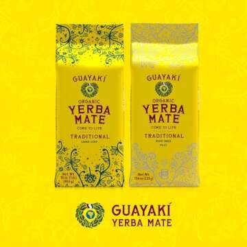 Guayaki Yerba Mate Organic Loose Leaf Tea 16 oz - Energizing