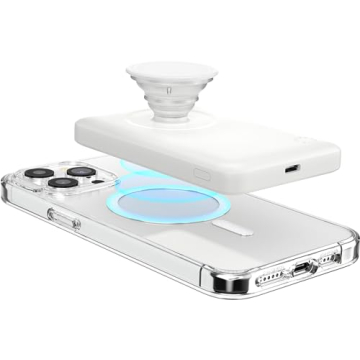 PopSockets PowerPack: 5000mAh MagSafe Portable Charger