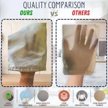 Ecogreentextiles Customizable Cloth Gift Bags - Eco-Friendly