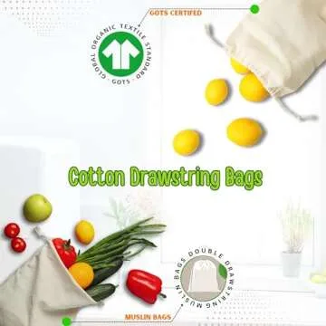 Ecogreentextiles Customizable Cloth Gift Bags - Eco-Friendly