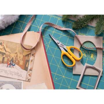 OLFA 5" Stainless Steel Scissors - Precision Cutting Tool