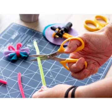 OLFA 5" Stainless Steel Scissors - Precision Cutting Tool