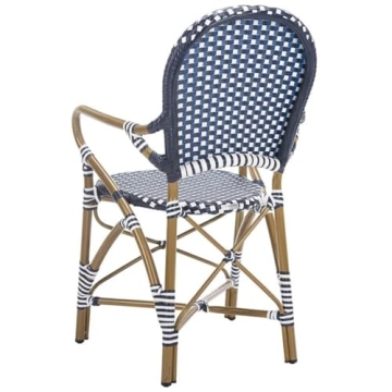 Stylish Safavieh Indoor/Outdoor Rattan Stacking Arm Chair Set