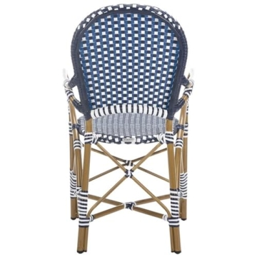 Stylish Safavieh Indoor/Outdoor Rattan Stacking Arm Chair Set