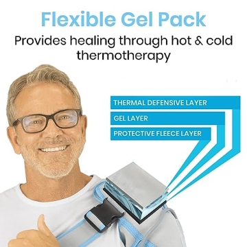 Arctic Flex Shoulder Ice Pack Brace for Pain Relief