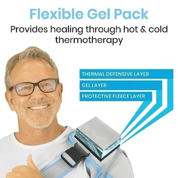 Arctic Flex Shoulder Ice Pack Brace for Pain Relief