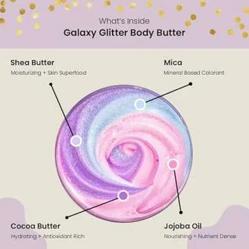 Zoey Koko Galaxy Glitter Body Butter - Shea Butter Magic