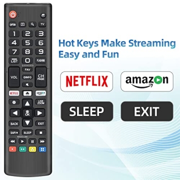 Universal LG TV Remote with Netflix Button and Warranty