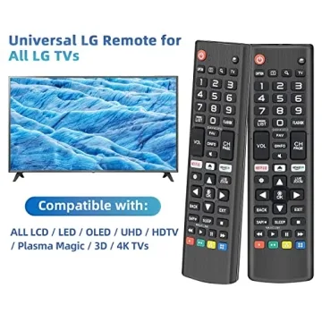 Universal LG TV Remote with Netflix Button and Warranty
