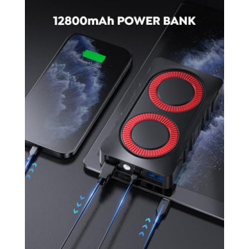 2000A Portable Car Jump Starter with Smart Cables