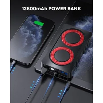 2000A Portable Car Jump Starter with Smart Cables