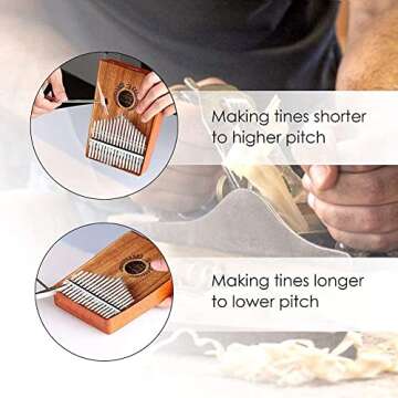 Everjoys Kalimba Thumb Piano 17 Keys for All Ages