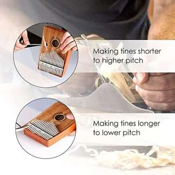 Everjoys Kalimba Thumb Piano 17 Keys for All Ages