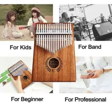 Everjoys Kalimba Thumb Piano 17 Keys for All Ages