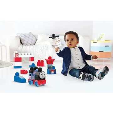 Mega Bloks Thomas & Friends Thomas & Harold Rescue Center Playset Bag