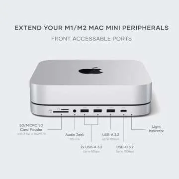 Satechi Mac Mini Hub & SSD Enclosure | 10Gbps Speed