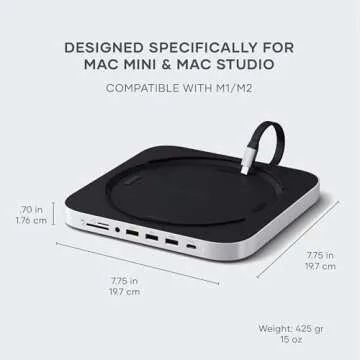 Satechi Mac Mini Hub & SSD Enclosure | 10Gbps Speed