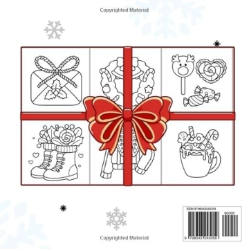 Xmas Cutie Coloring Book for Adults and Teens