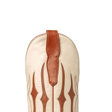 epiluta Cowgirl Boots Women Knee High with Stripe Embroidery