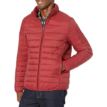 Packable Water-Resistant Puffer Jacket for Men