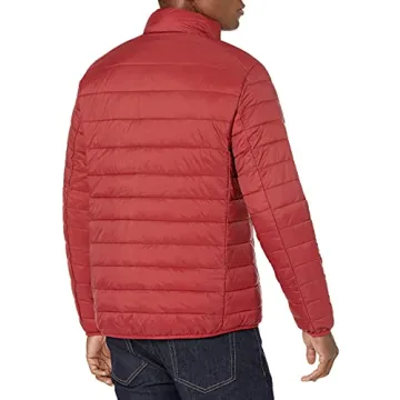 Packable Water-Resistant Puffer Jacket for Men