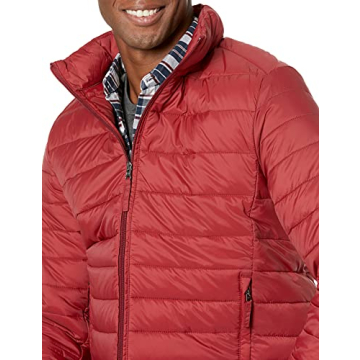 Packable Water-Resistant Puffer Jacket for Men