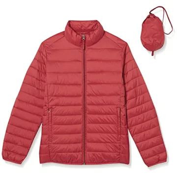 Packable Water-Resistant Puffer Jacket for Men