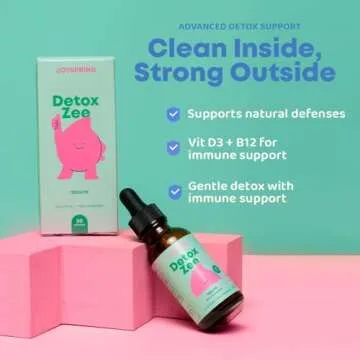 JoySpring Zeolite Drops for Kids - Berry Flavor & Vitamin D3