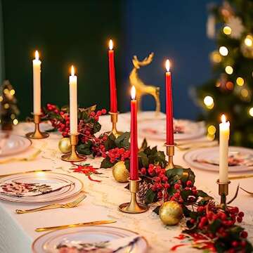 Sziqiqi Vintage Gold Candle Holder for Candlesticks Taper Candles - Candle Stick Candelabra Decorati...