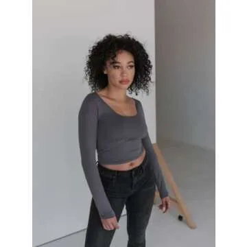 Almere Long Sleeve Top: Seamless Comfort & Style for Women