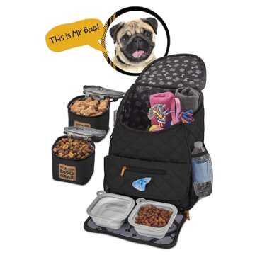 Mobile Dog Gear Unisex Weekender Backpack™ Black One Size One Size