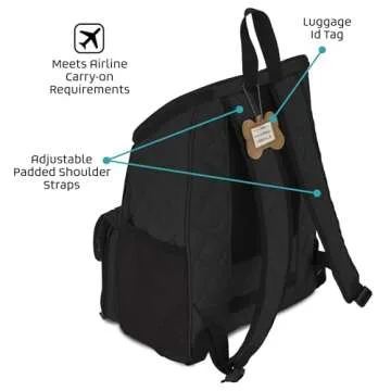 Mobile Dog Gear Unisex Weekender Backpack™ Black One Size One Size