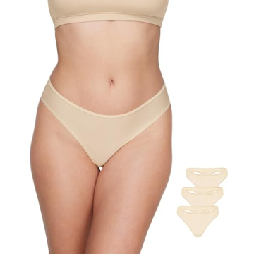 SOULVOR Magneticfit Thongs for Women Stretch Sexy Underwear Comfort Tagless Thong Low Rise Breathabl...