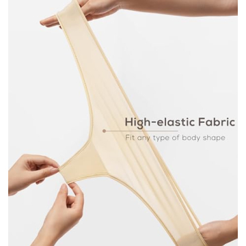 SOULVOR Magneticfit Thongs Comfortable Tagless Stretchy Panties